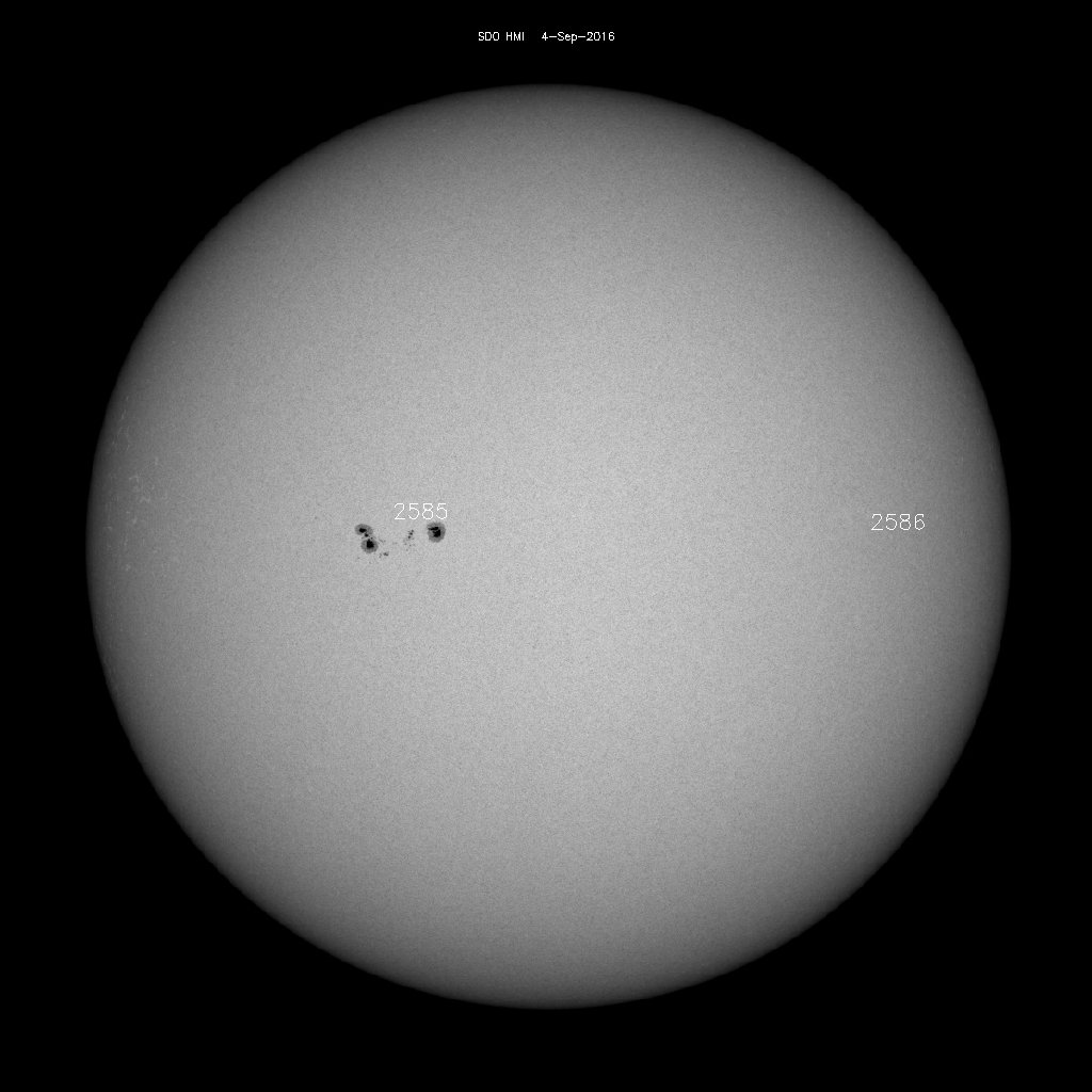 Sunspot regions