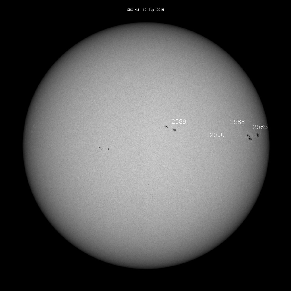 Sunspot regions