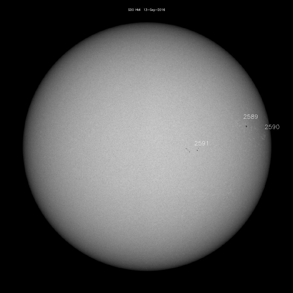 Sunspot regions