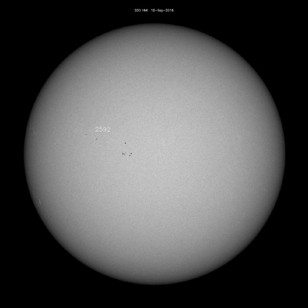 Sunspot regions