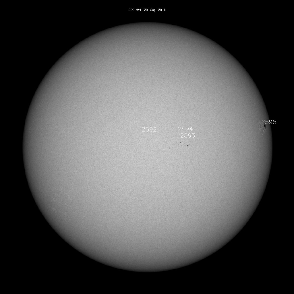 Sunspot regions