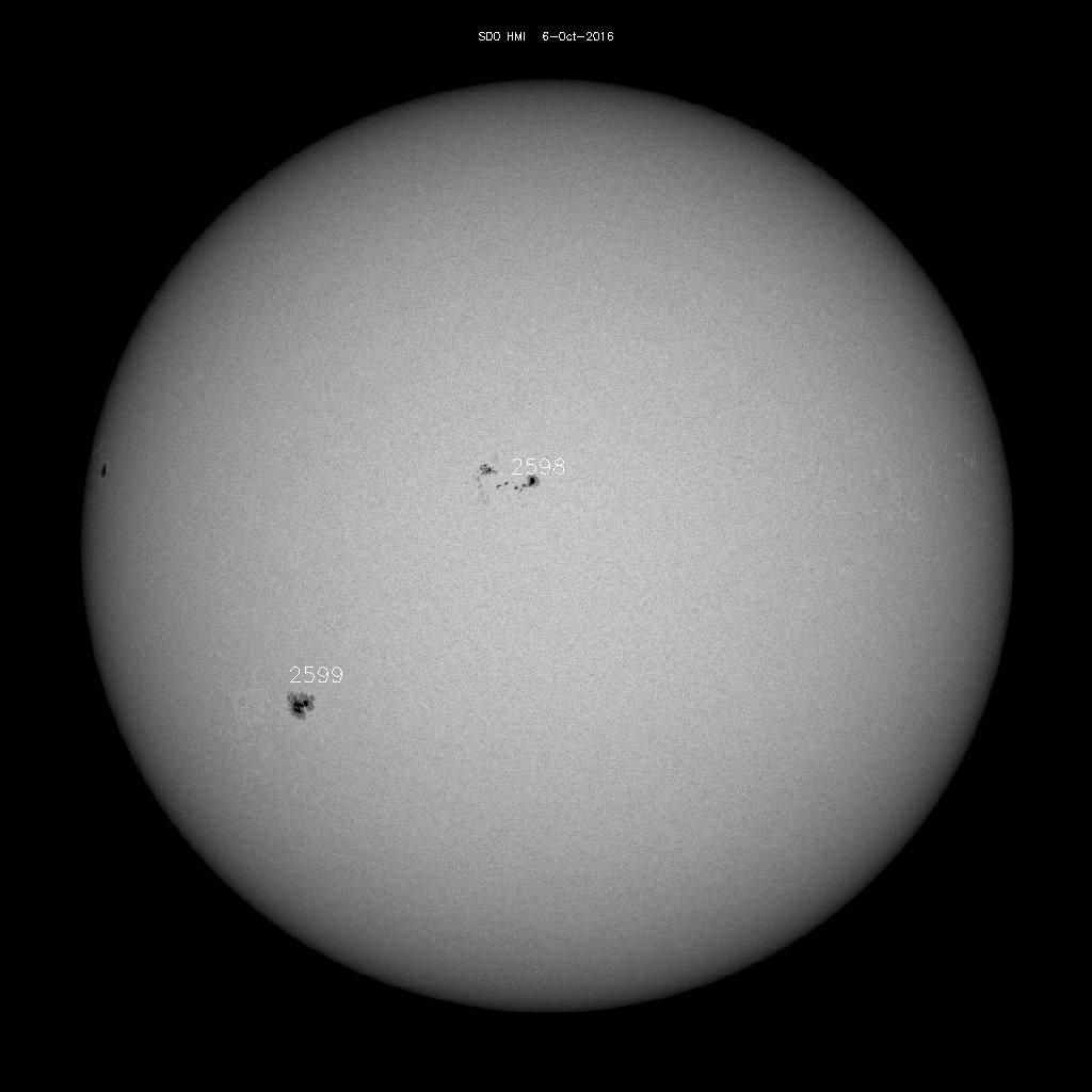 Sunspot regions