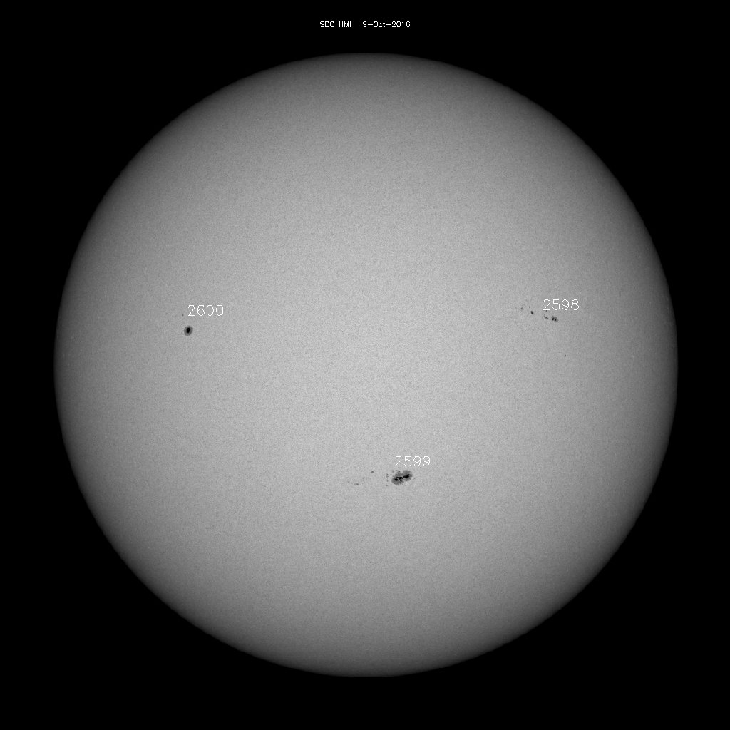 Sunspot regions