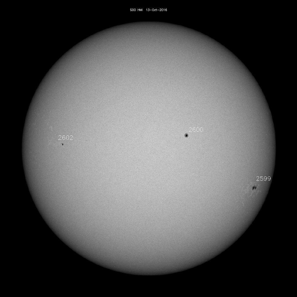 Sunspot regions