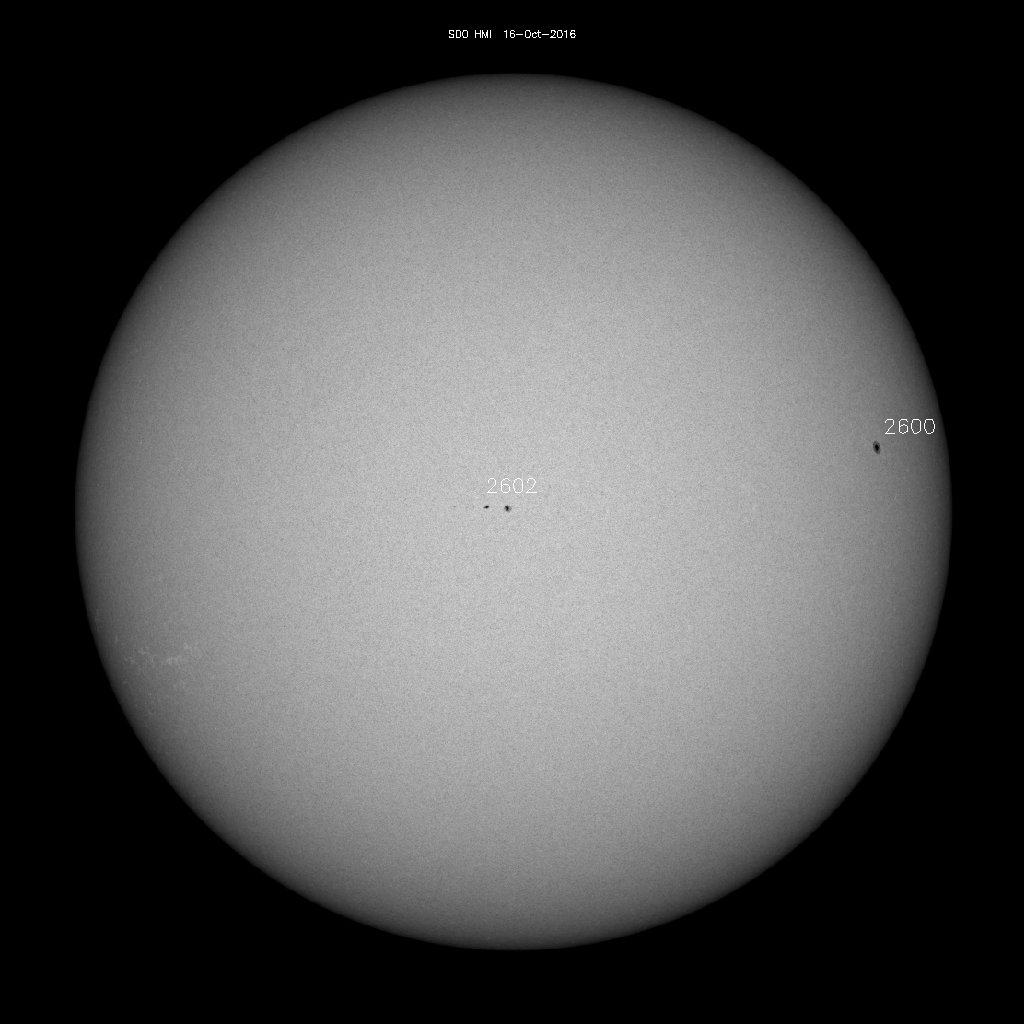 Sunspot regions