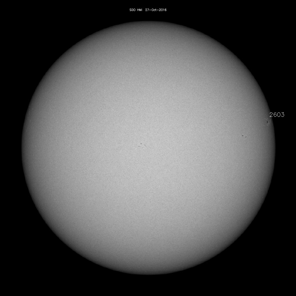 Sunspot regions