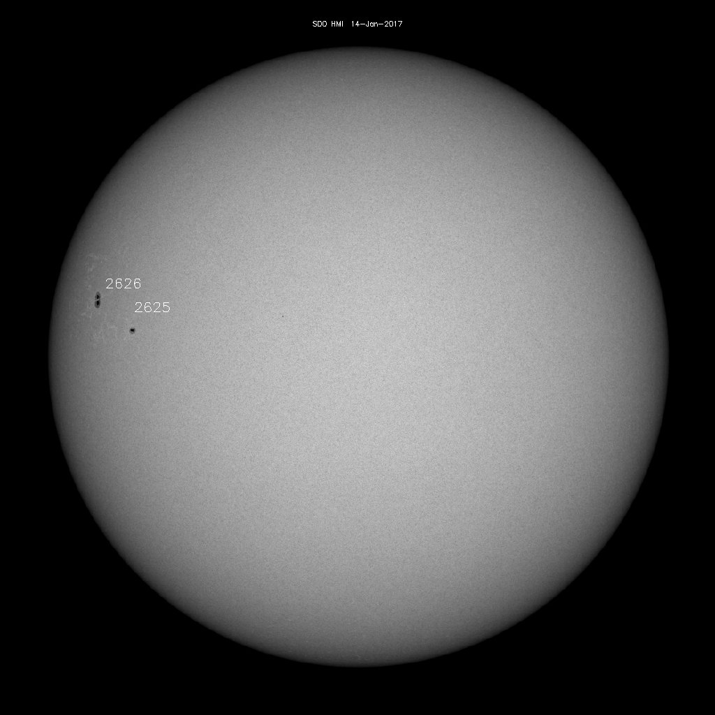 Sunspot regions