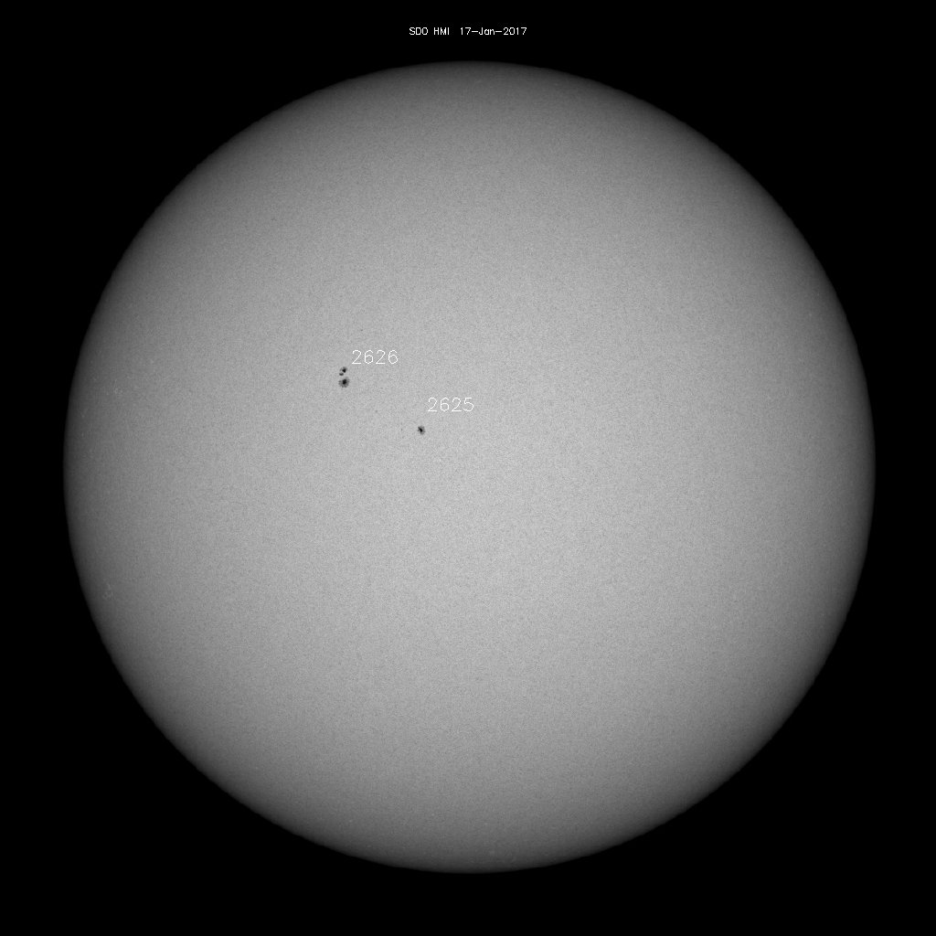 Sunspot regions