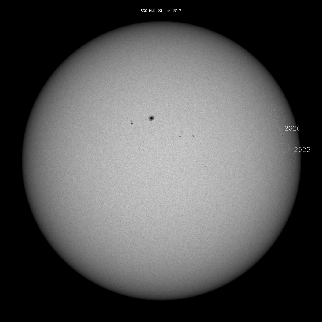 Sunspot regions