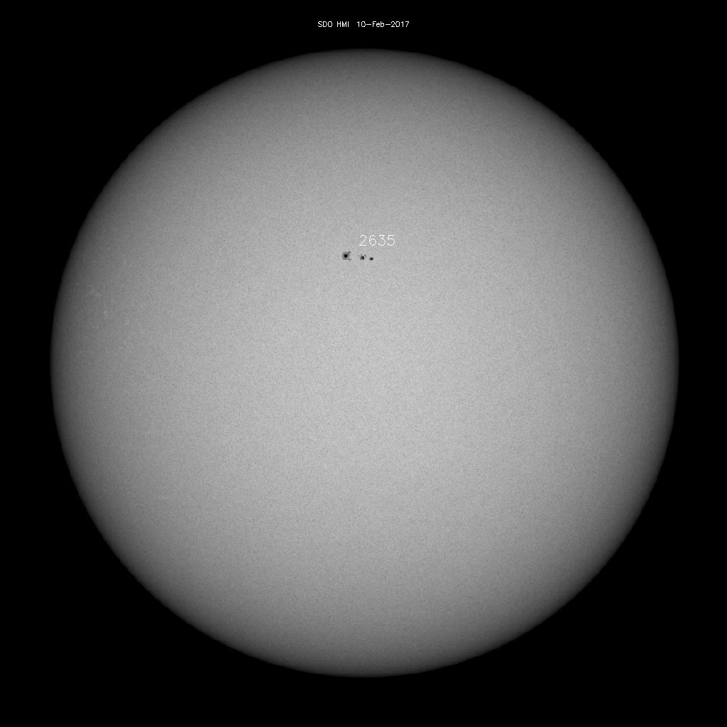 Sunspot regions