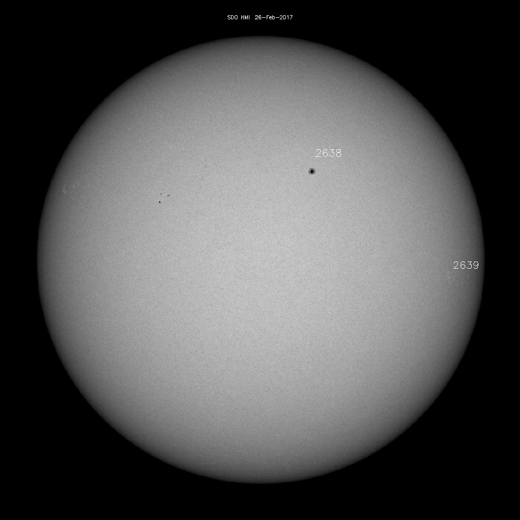 Sunspot regions