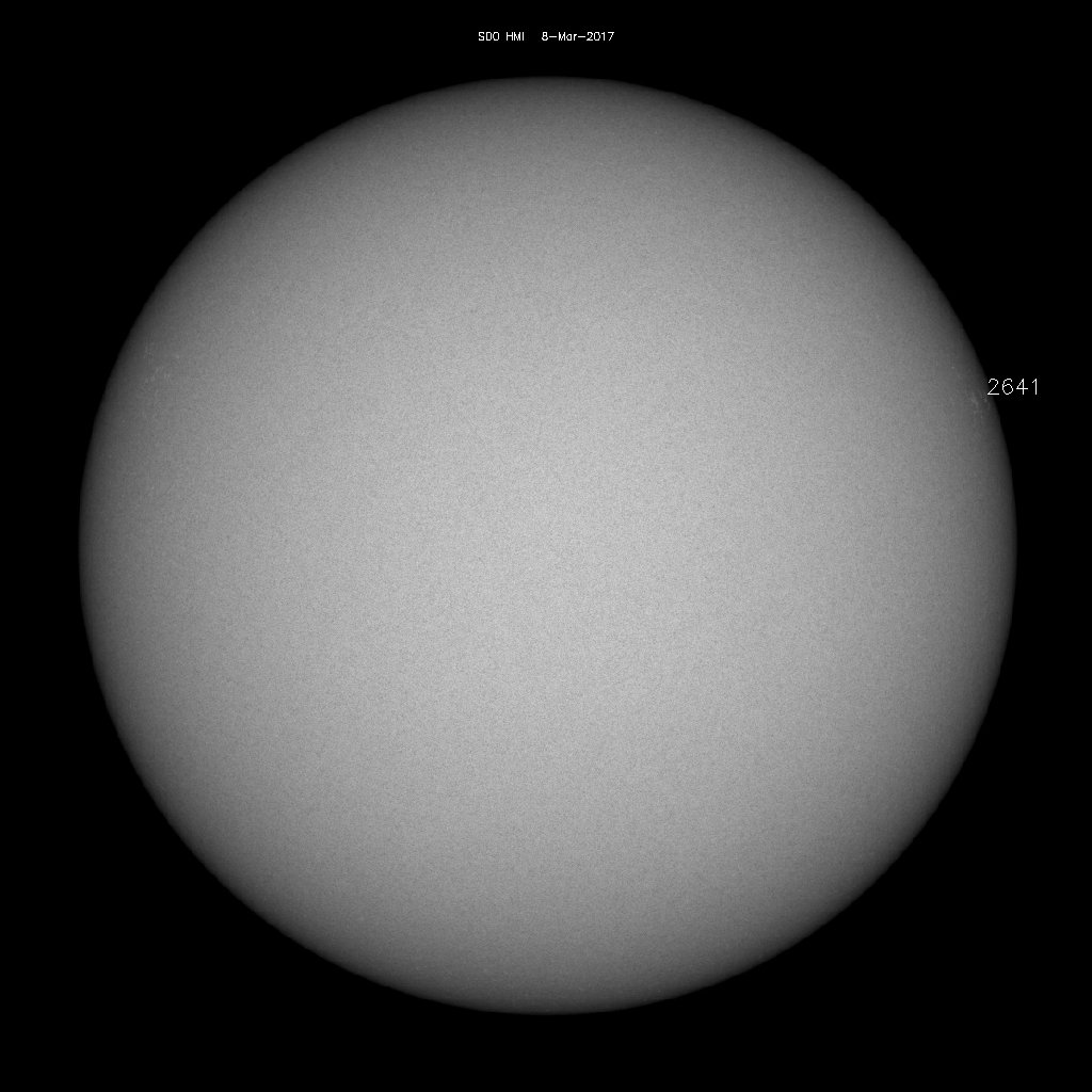 Sunspot regions