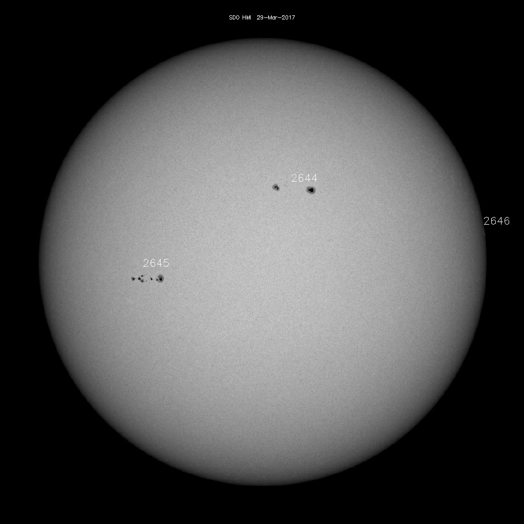 Sunspot regions