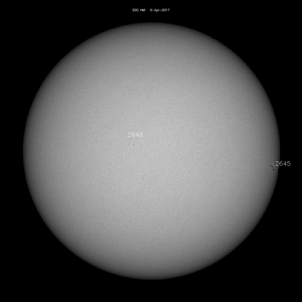 Sunspot regions