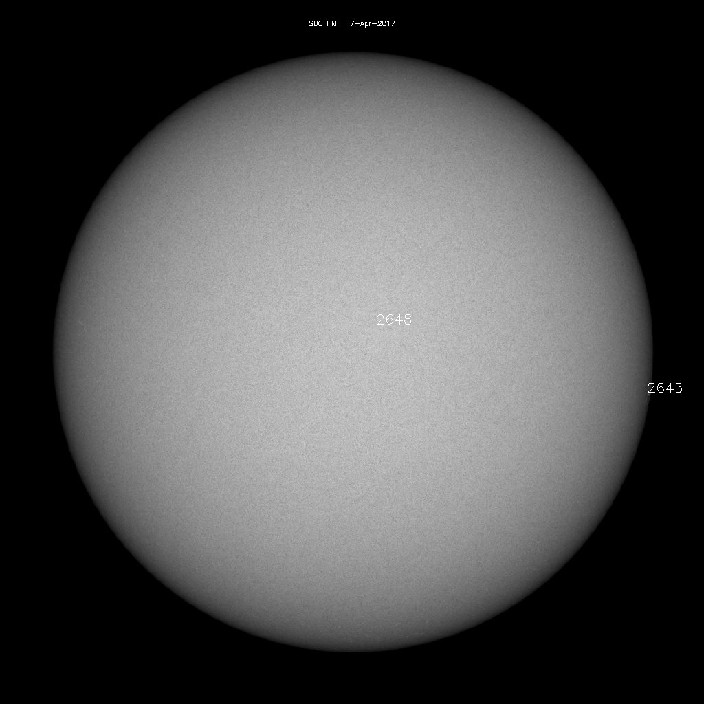 Sunspot regions