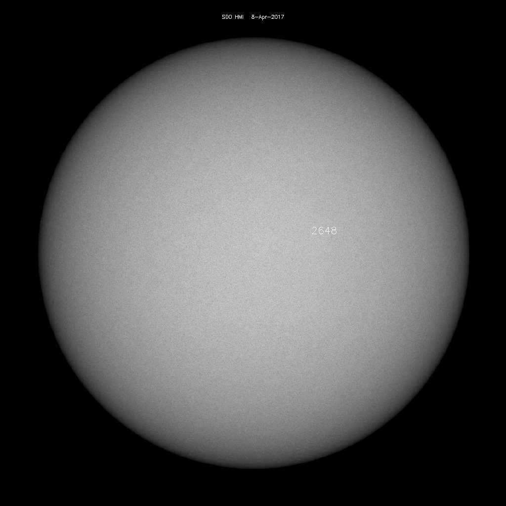 Sunspot regions