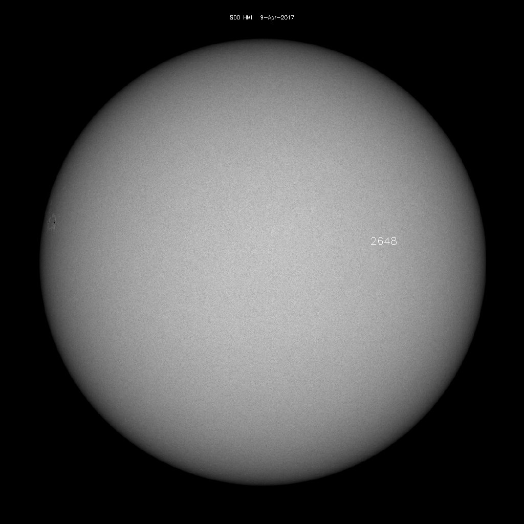 Sunspot regions