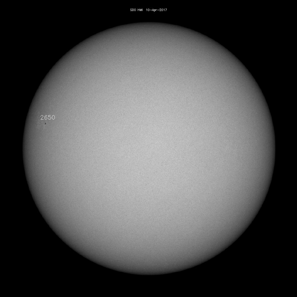 Sunspot regions