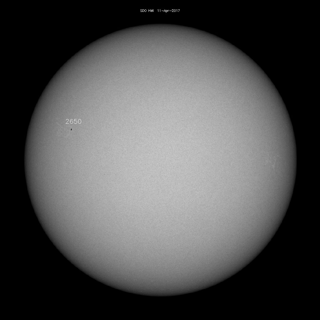 Sunspot regions