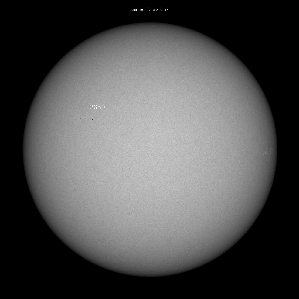 Sunspot regions