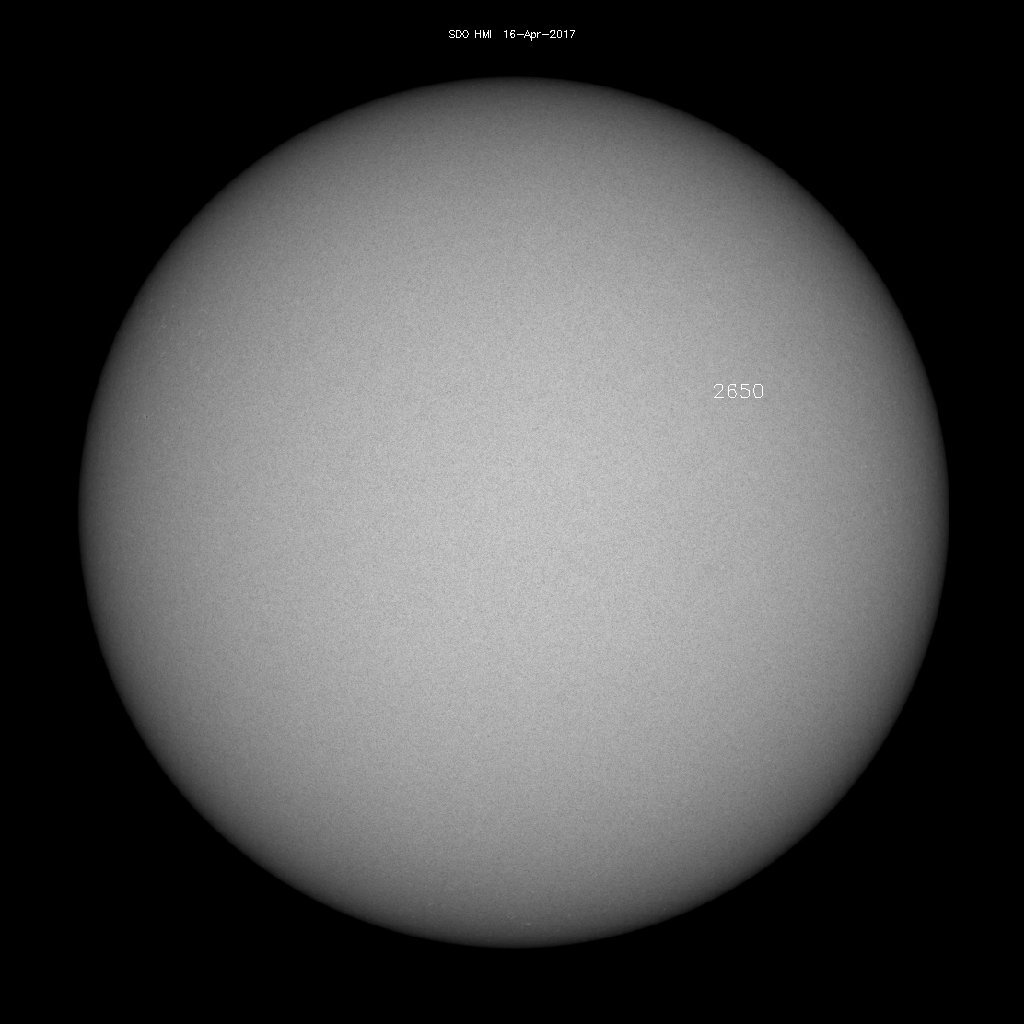 Sunspot regions