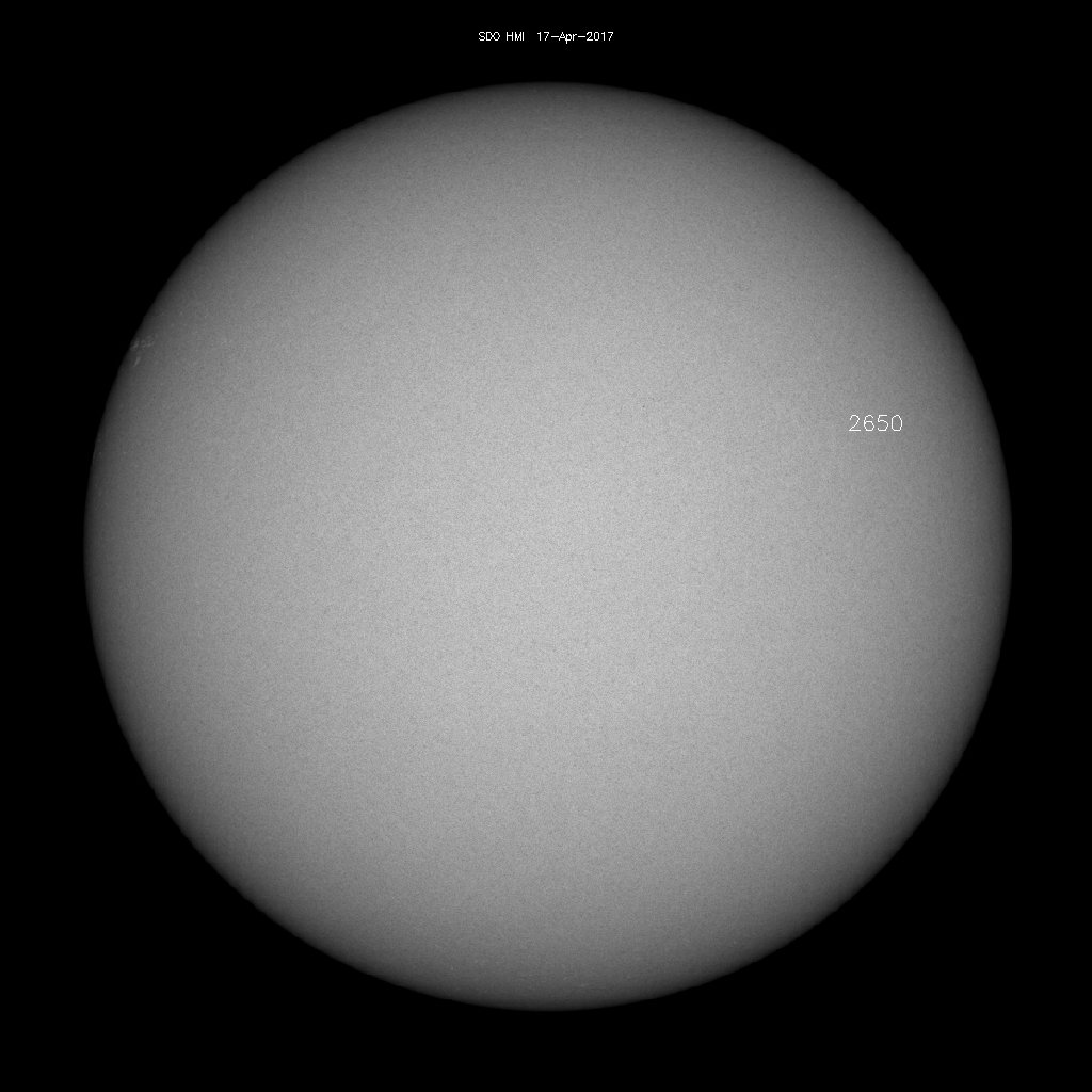 Sunspot regions