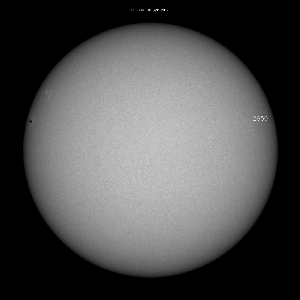 Sunspot regions