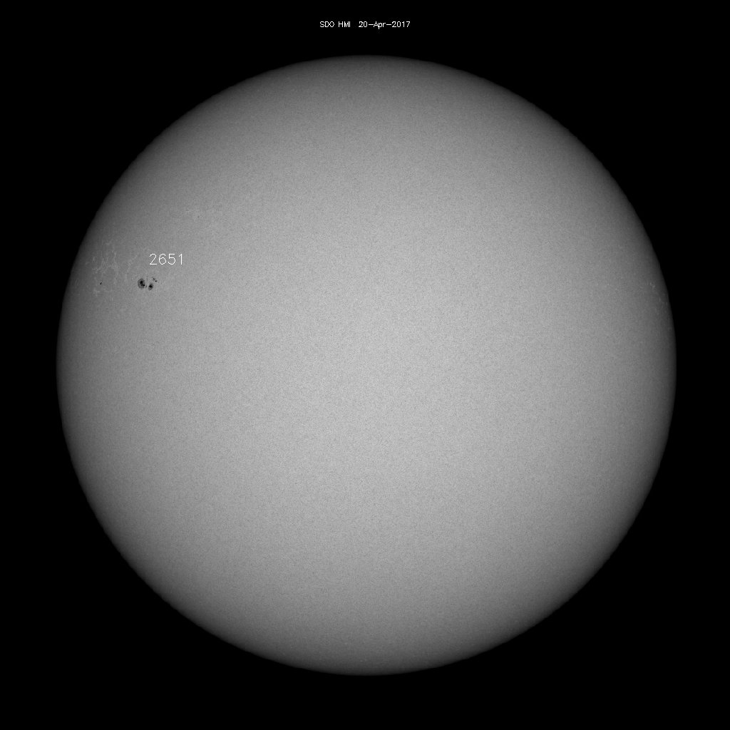 Sunspot regions