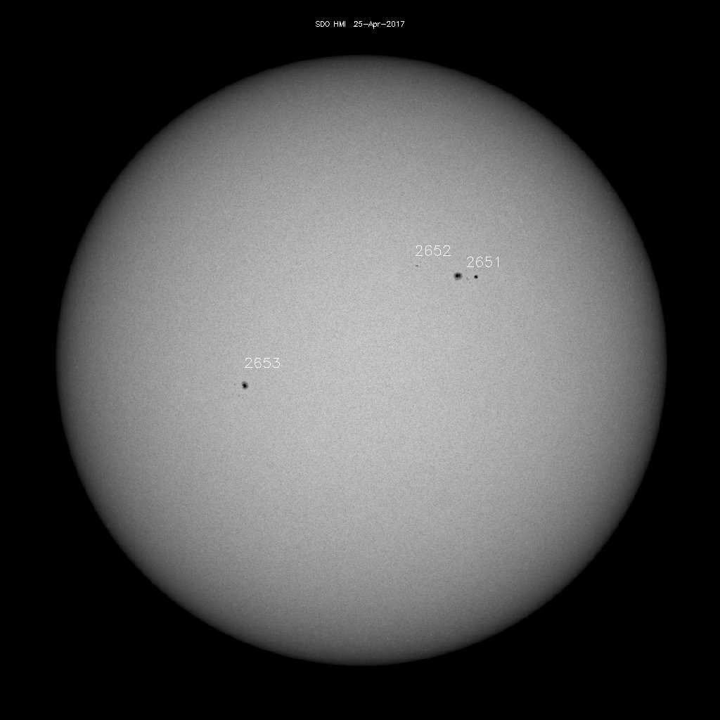 Sunspot regions