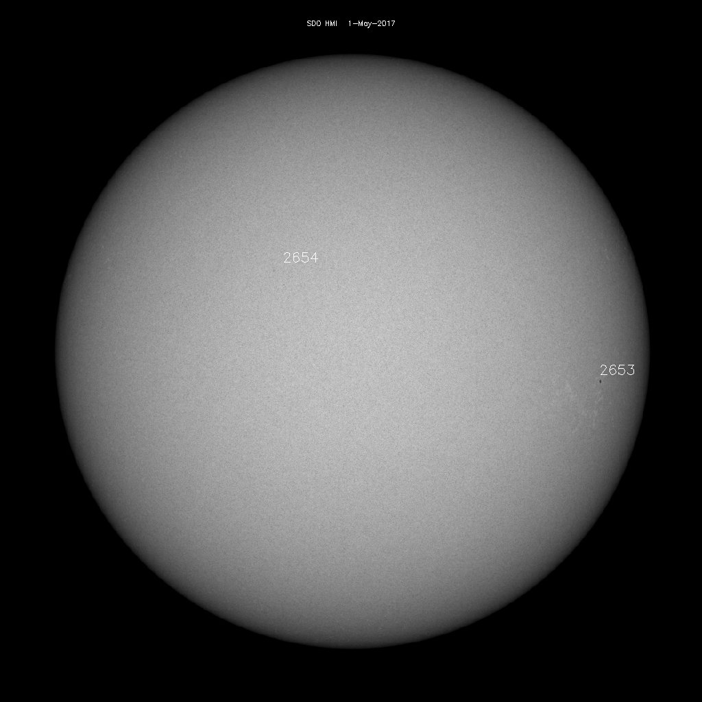 Sunspot regions