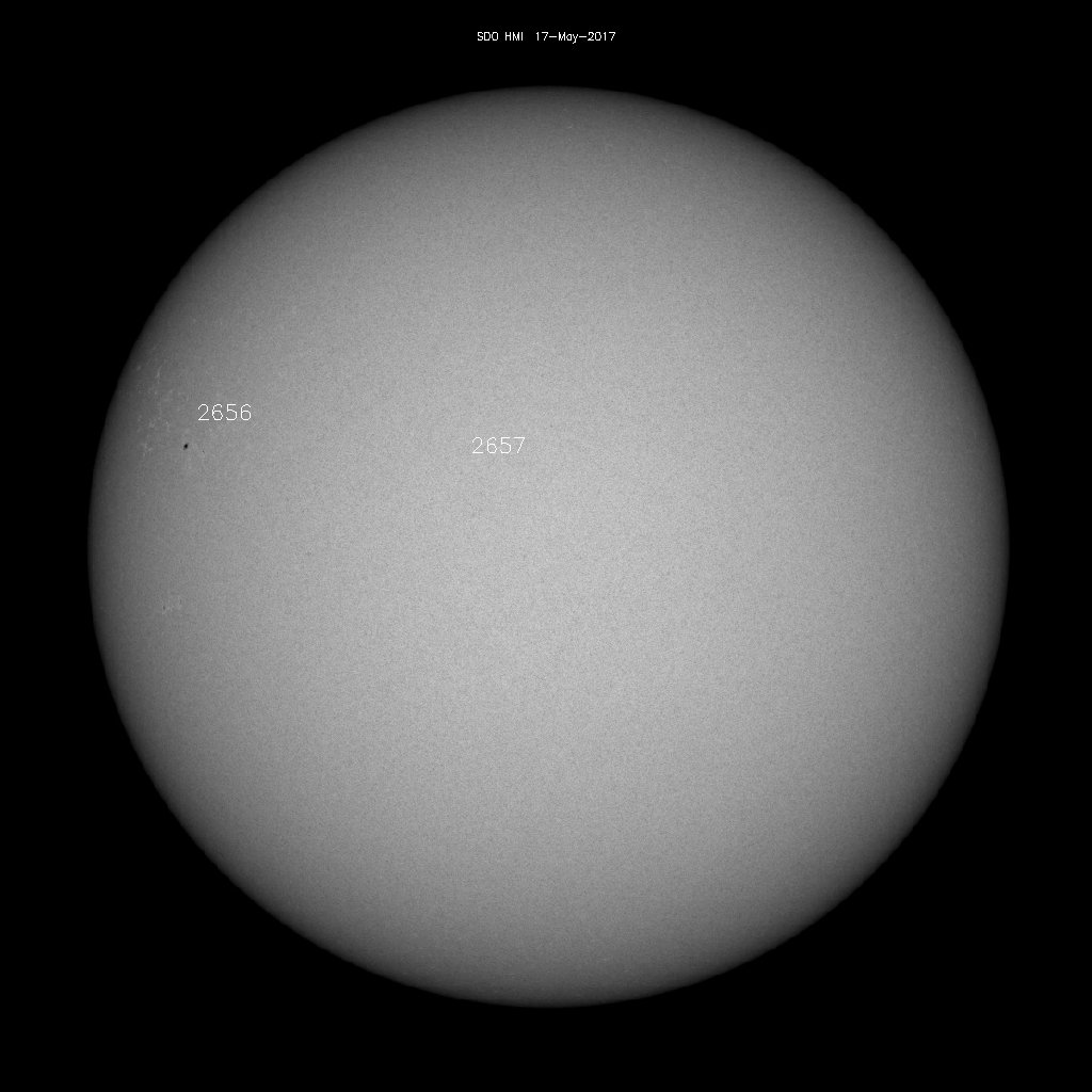 Sunspot regions