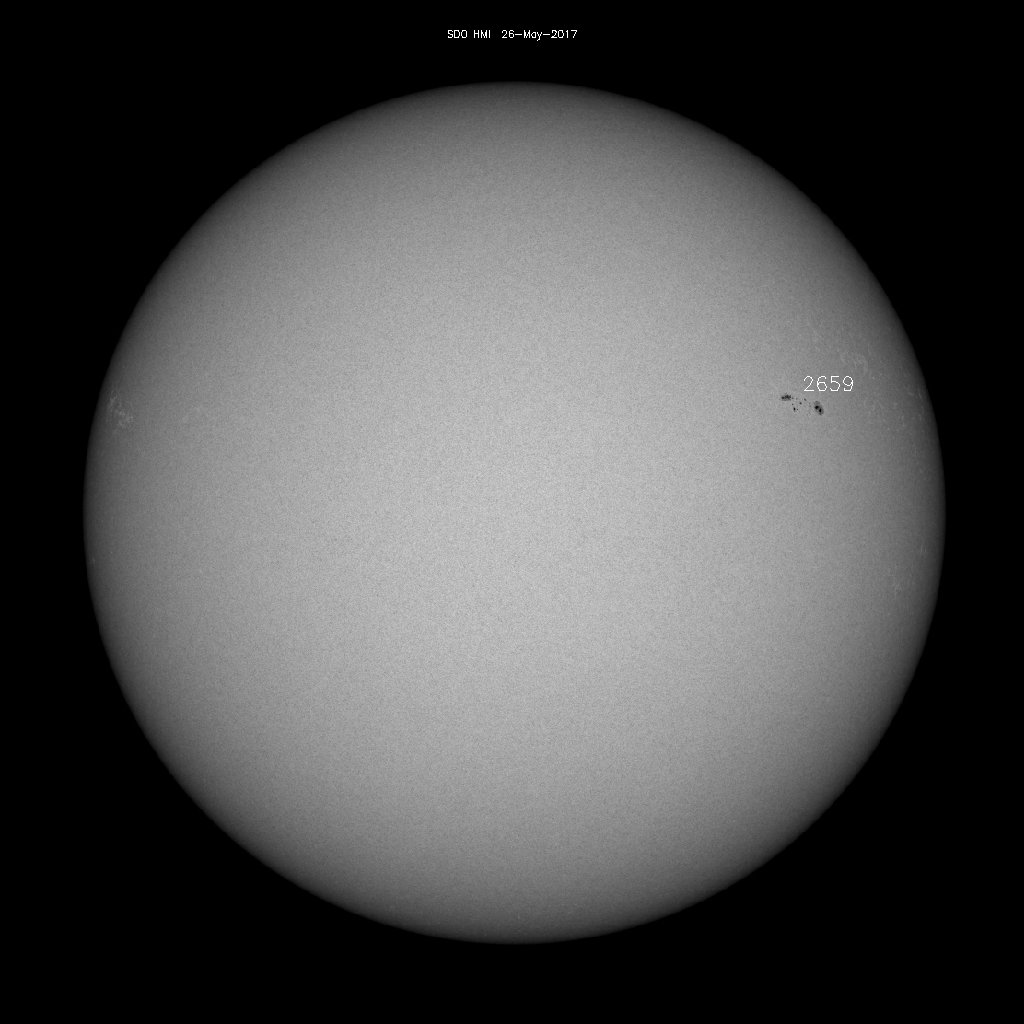 Sunspot regions