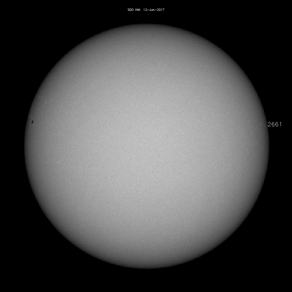 Sunspot regions