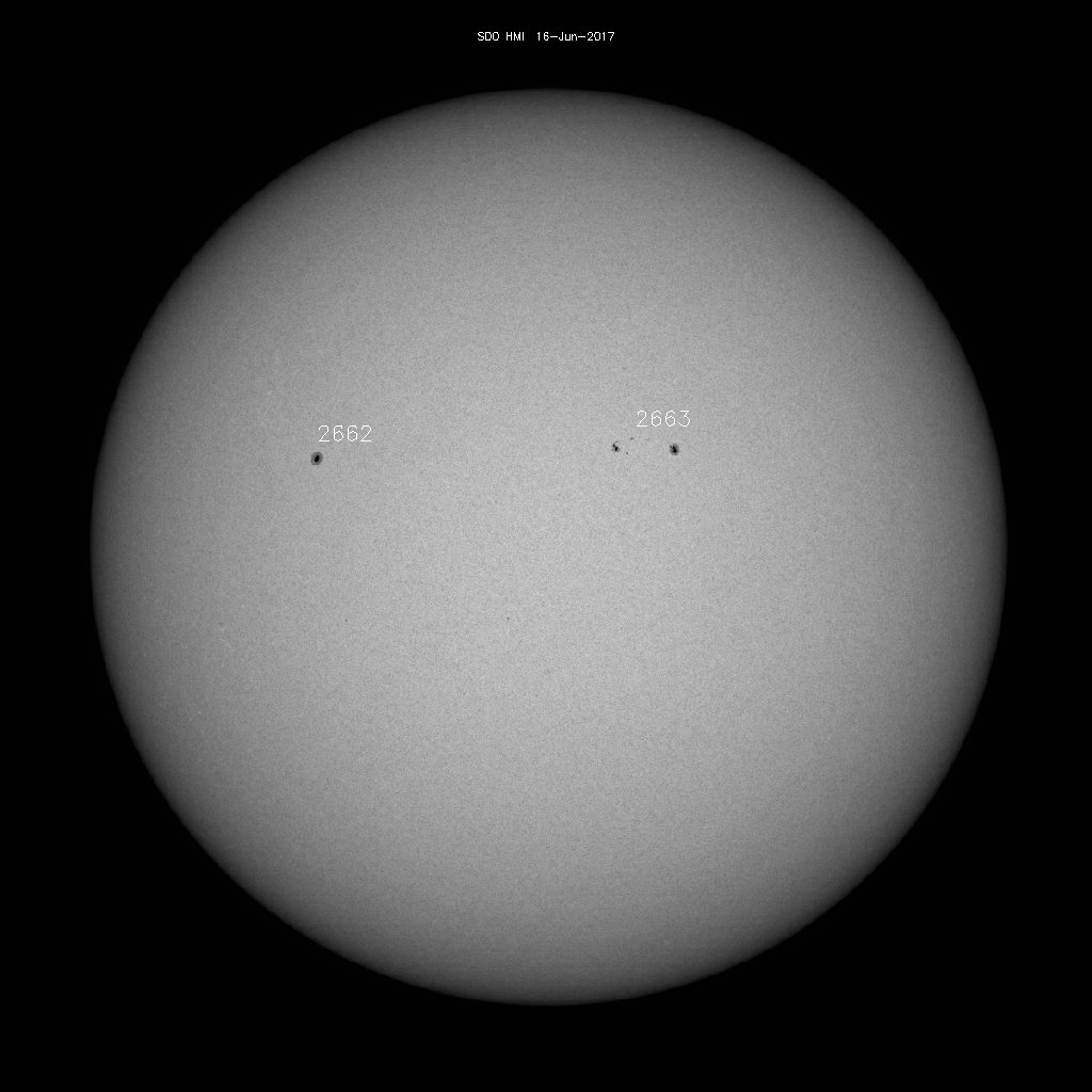 Sunspot regions