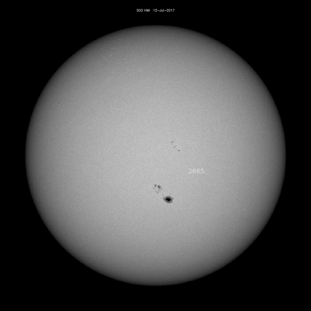 Sunspot regions