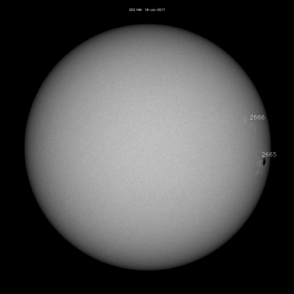 Sunspot regions