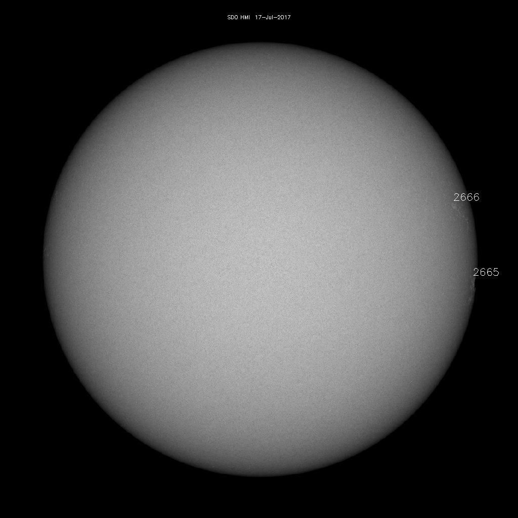 Sunspot regions