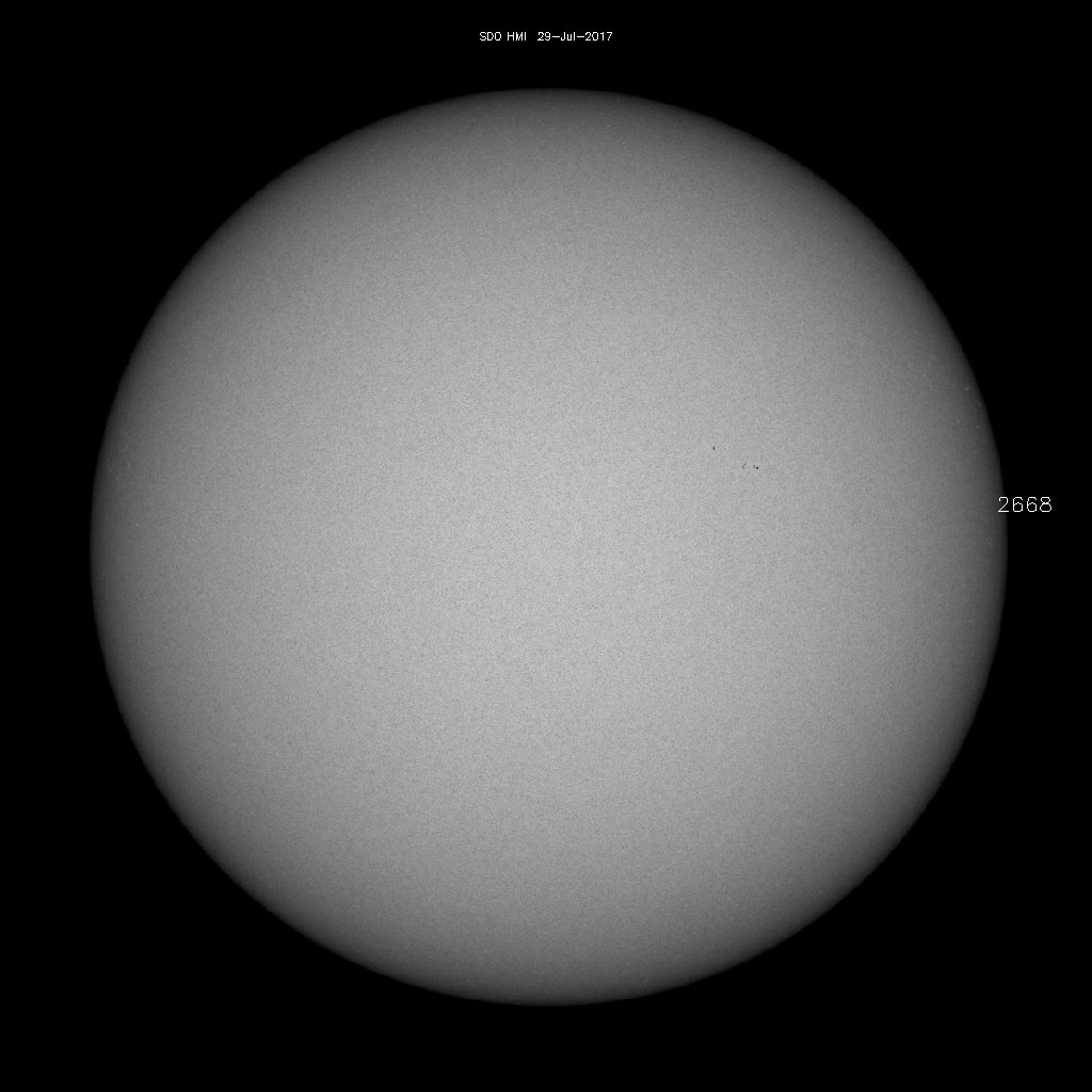 Sunspot regions