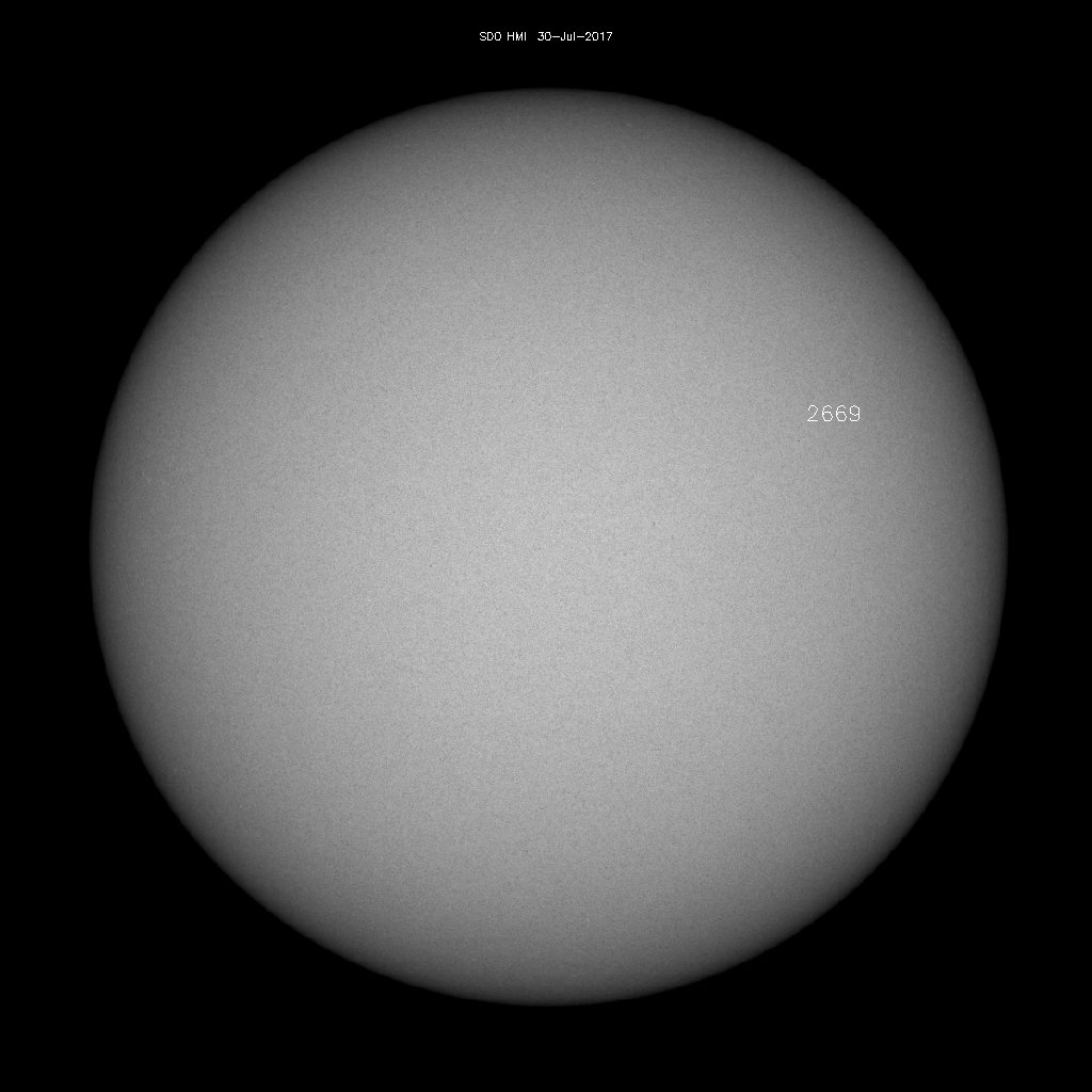 Sunspot regions