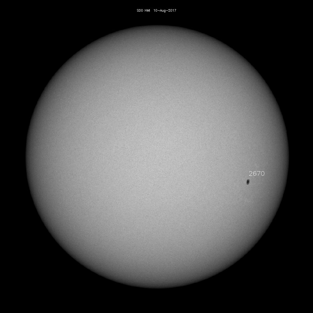 Sunspot regions