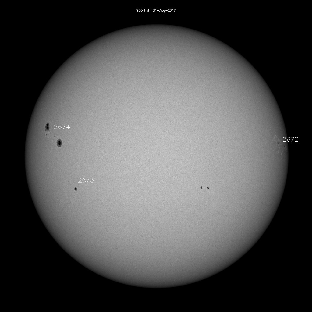 Sunspot regions