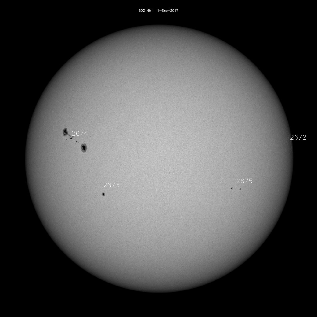 Sunspot regions