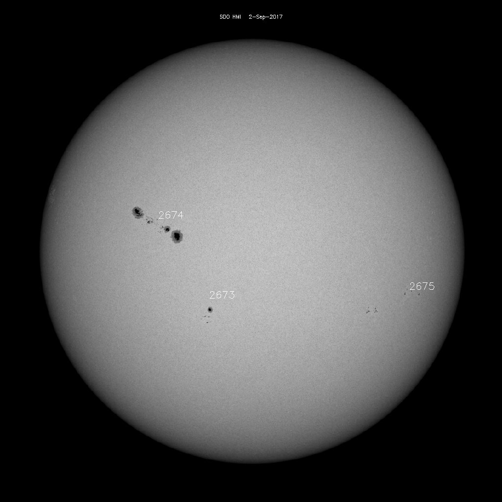 Sunspot regions