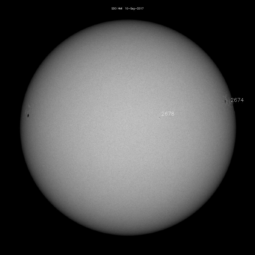 Sunspot regions