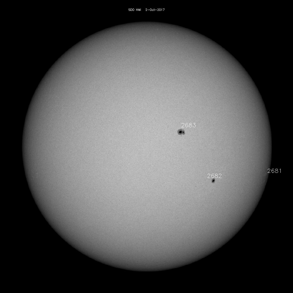 Sunspot regions