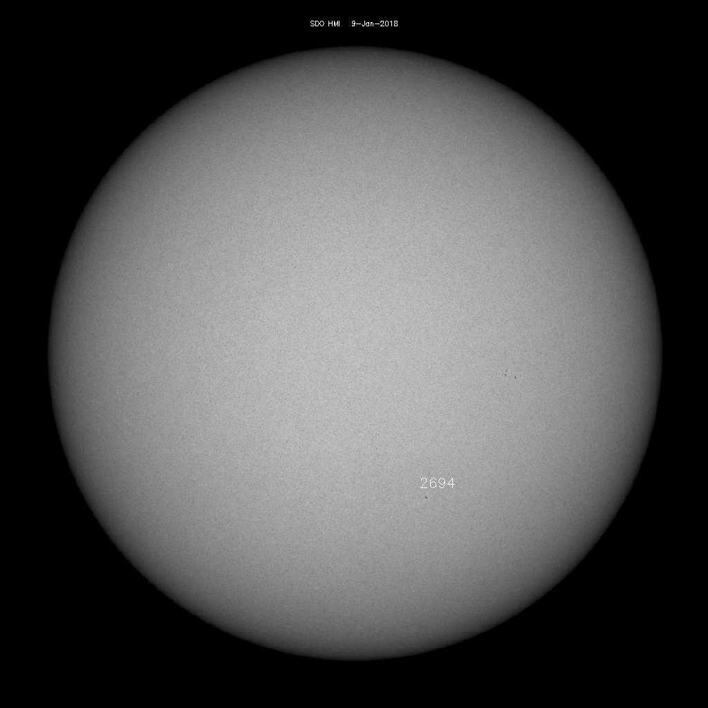 Sunspot regions