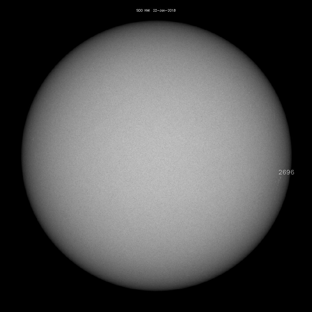 Sunspot regions