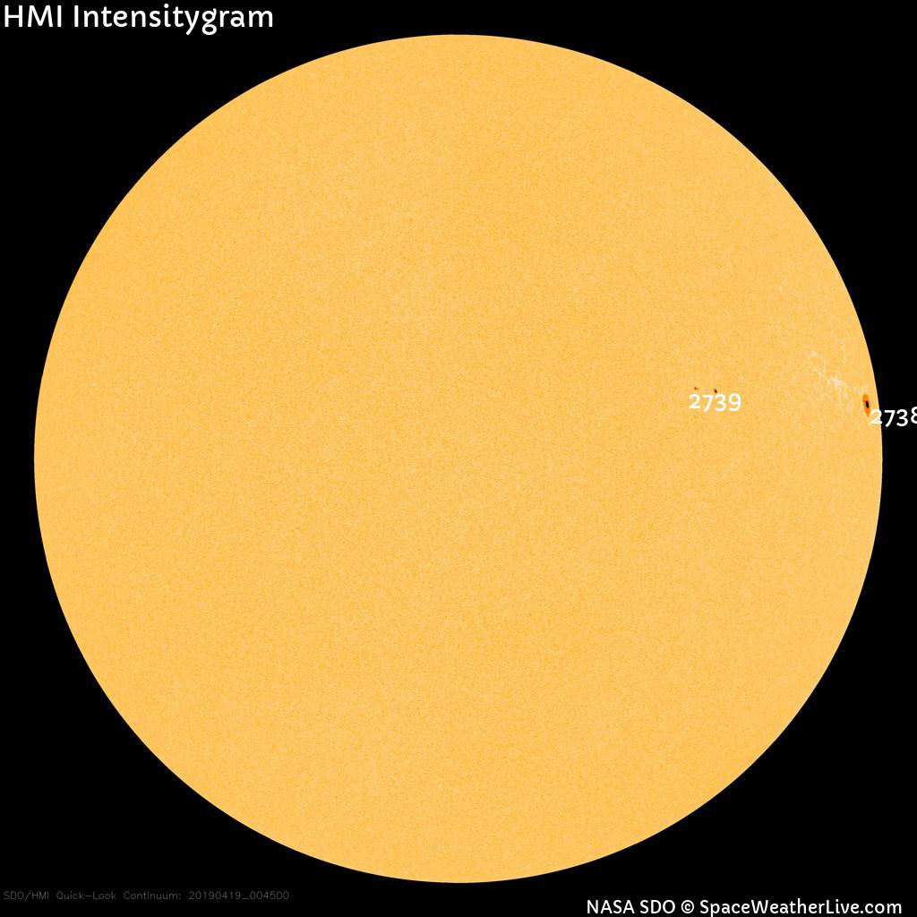 Sunspot regions