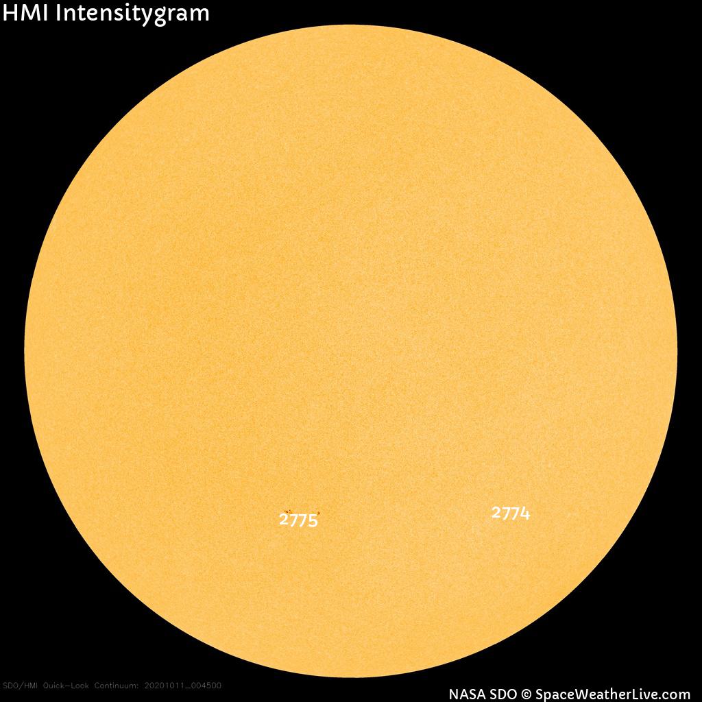 Sunspot regions