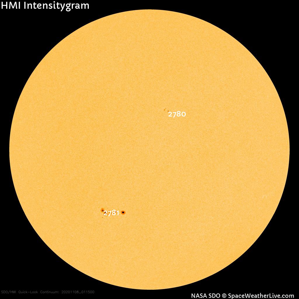 Sunspot regions